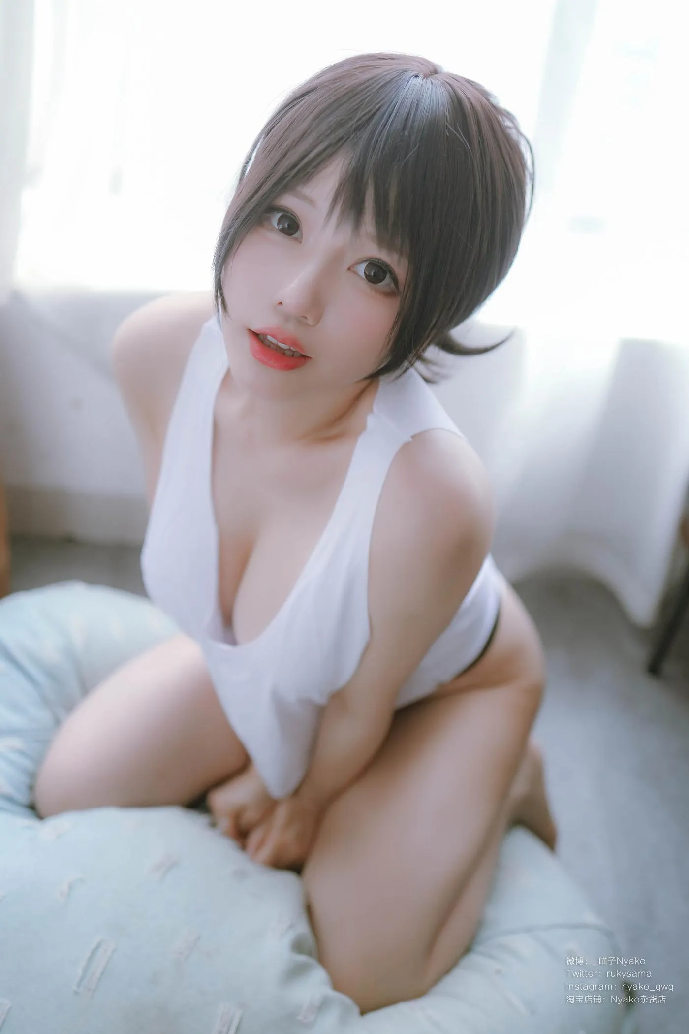 Nyako喵子 – NO.52 隣姉 背心 [78P]插图8
